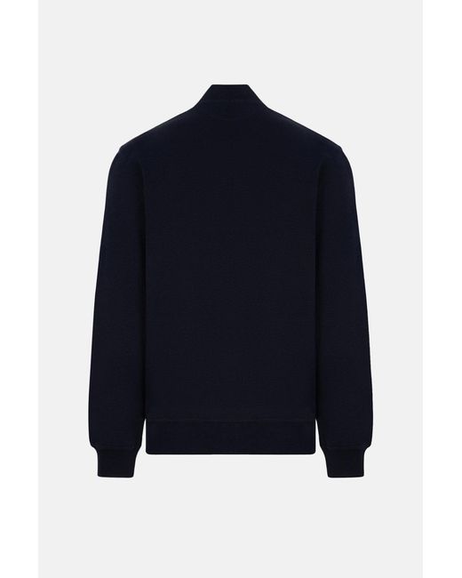 Brunello Cucinelli Blue Cardigan Sweatshirt for men