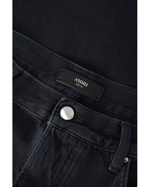 Amiri Black Flannel Repair BAGGY Jean for men