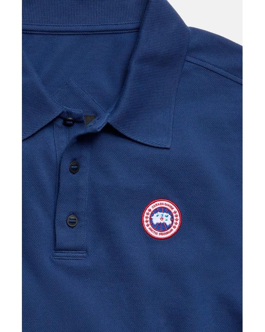Canada Goose Blue Beckley Polo for men