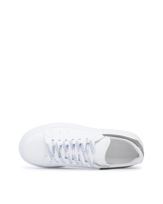 Alexander McQueen White Over Size Sole Larry Sneakers for men