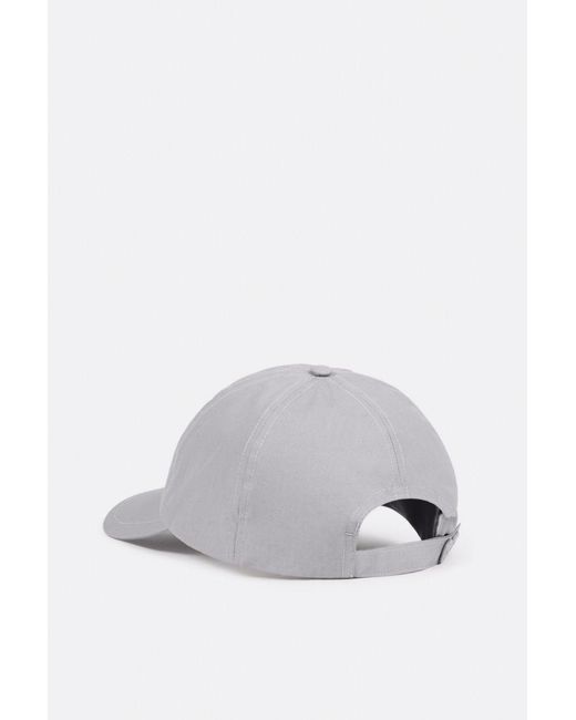 Stone Island White Sof01 Ghost Patch Cap for men