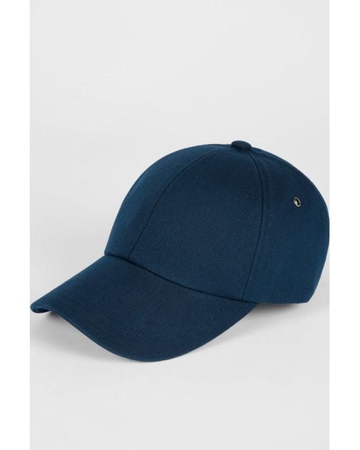 Paul Smith Blue Signature Trim Cap for men