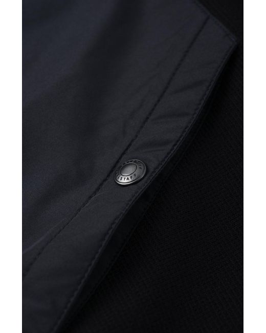 Belstaff Black View Hooded Top for men