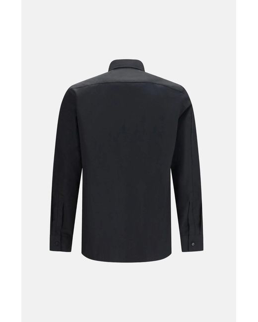 Givenchy Blue Stamp Cotton Shirt for men