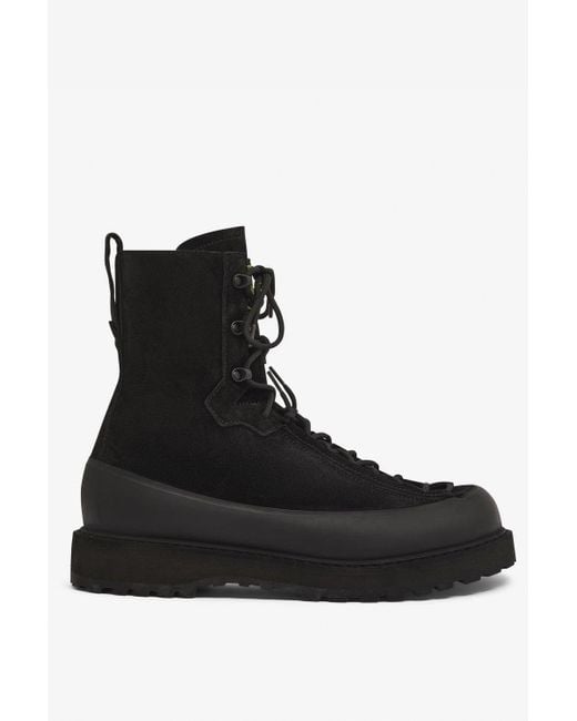 Stone Island Black Hiking Boots for men