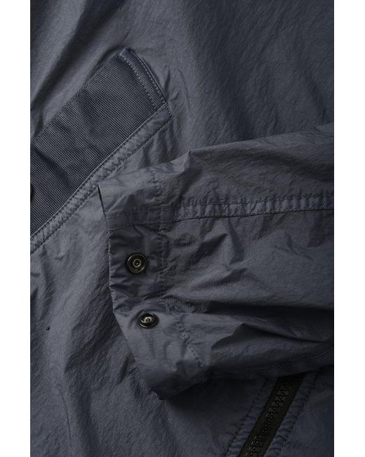 Stone Island Blue Hooded 4100001 Jacket for men