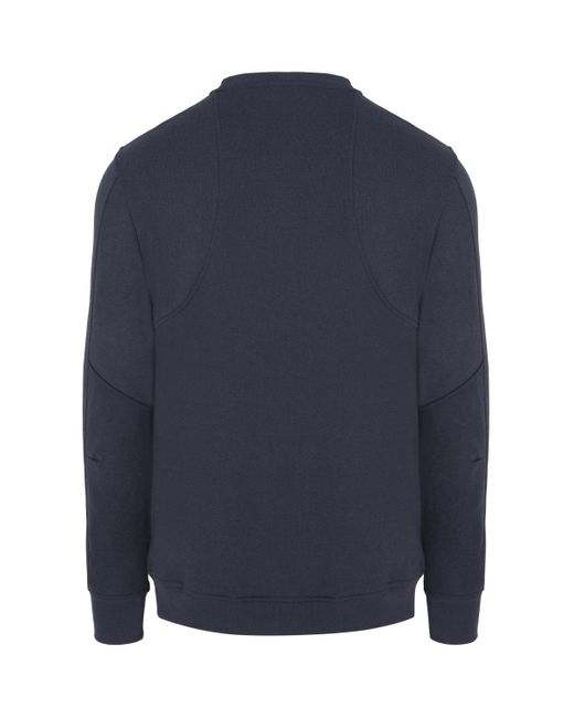 Paul Smith Blue Cotton Pocket Sweatshirt for men