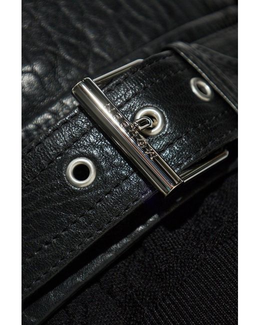 McQueen Black Leather Jacket for men