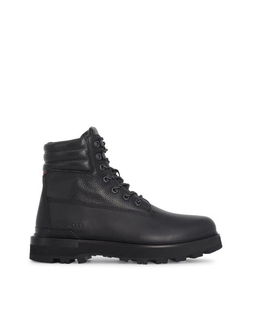 Moncler Black Peka Hiking Boots for men