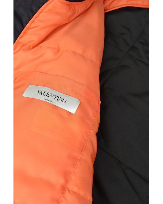 Valentino Blue Denim Back Bomber for men