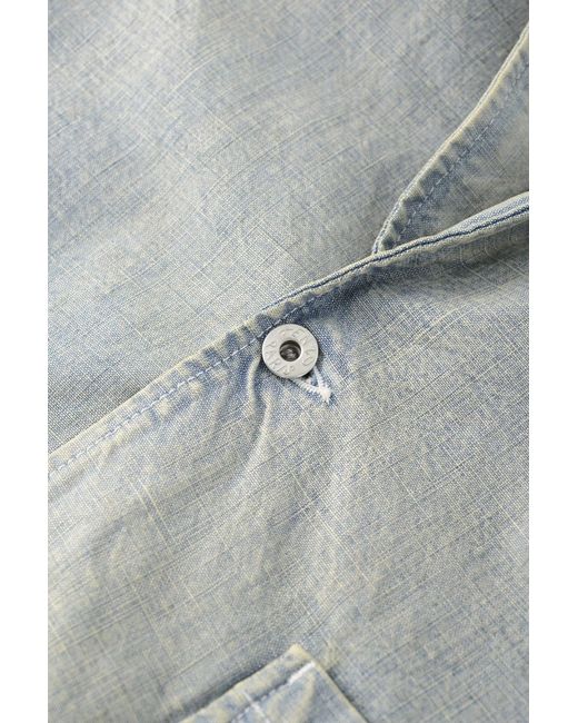 KENZO Blue Denim Blazer Jacket for men
