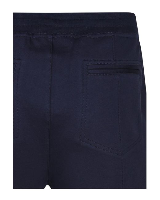 Brunello Cucinelli Blue Cuffed JOGGERS for men