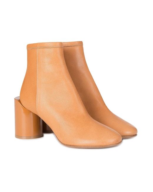 Maison Margiela Brown Off Set Heel