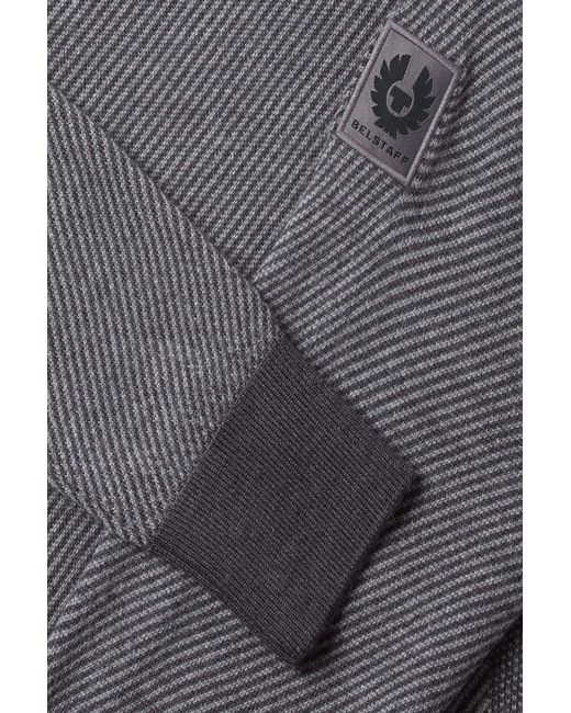 Belstaff Gray Kerrigan Crewneck Sweater for men
