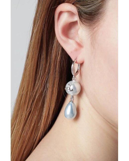 Vivienne Westwood Blue Martha Earrings