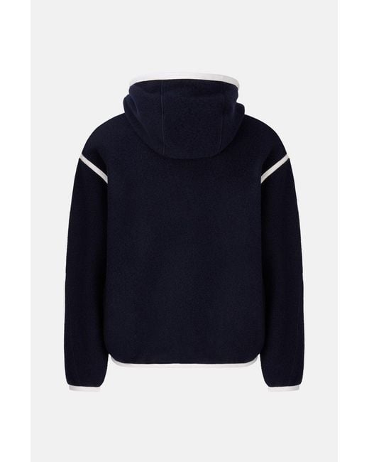 Givenchy Blue Drop Shoulder Hooded Jacket for men