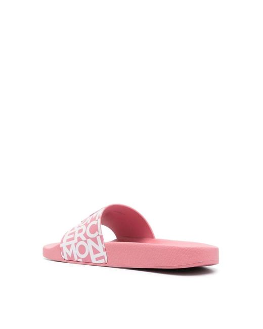 Moncler Pink Jeanne Slides
