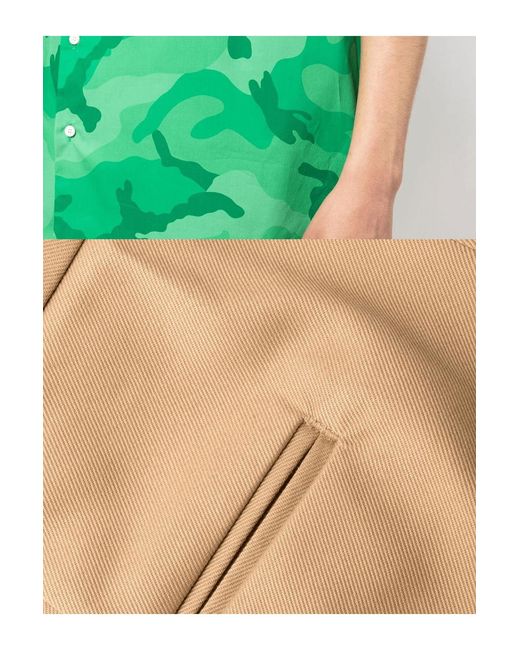 Valentino Natural Cotton Gabardine Pants for men