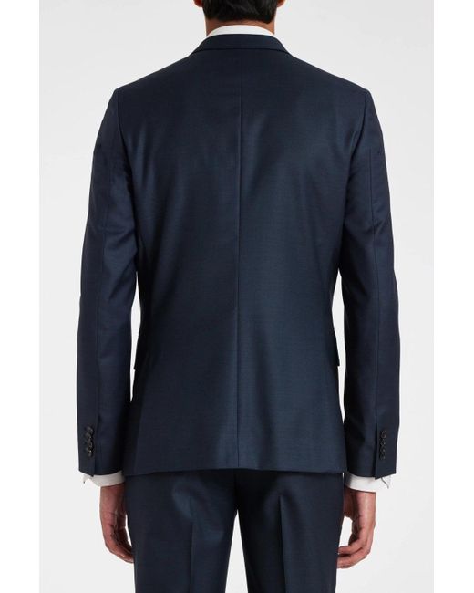 Paul Smith Blue Tailored T Button Suit for men