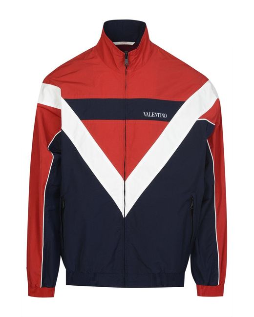 Valentino Blue Contrasting Color Jacket for men