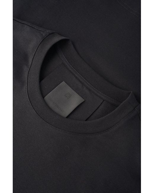 Givenchy Black Plaque Slim Fit T Shirt for men