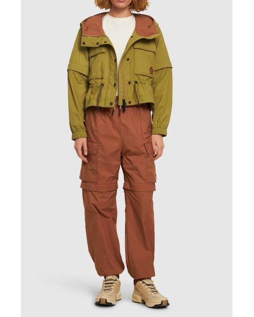 3 MONCLER GRENOBLE Brown Cuffed Cargo Pants