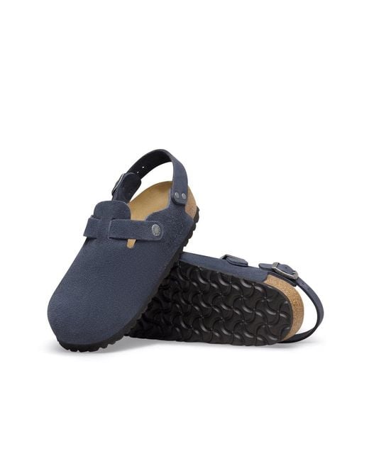 Birkenstock Blue Tokio Suede Leather for men