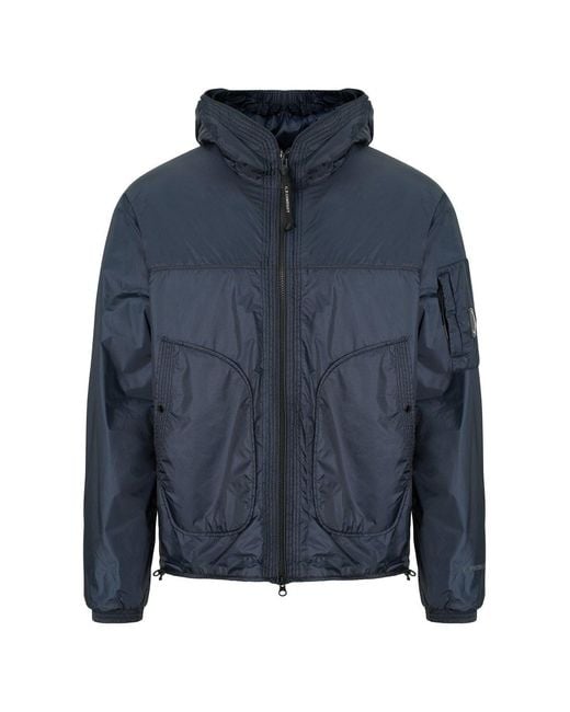 C P Company Blue Primaloft Lens Jacket for men
