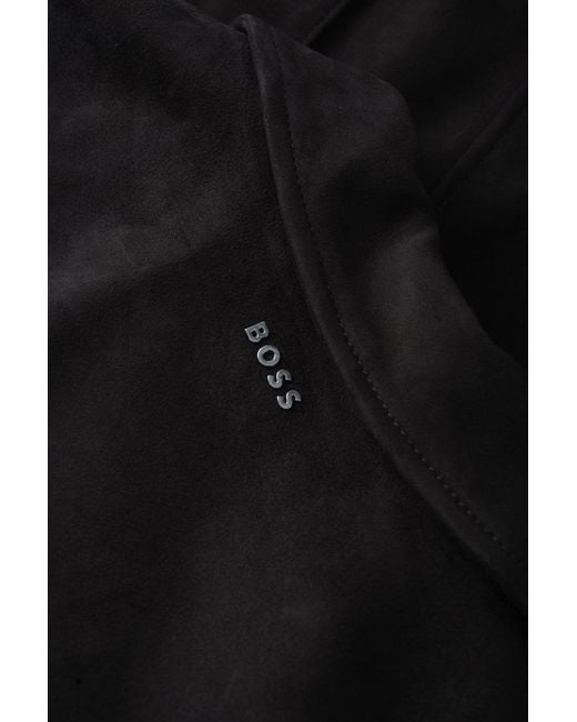 Boss Black C Merak 1 Leather Jacket for men