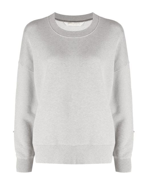 Palm Angels Gray Patched Stars Crew