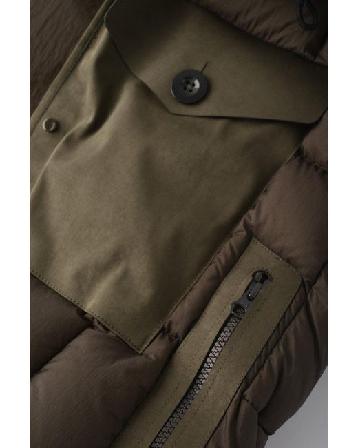 C P Company Brown Down Jacket for men