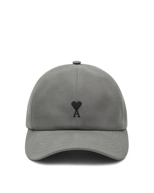 AMI Gray Adc Cotton Cap for men