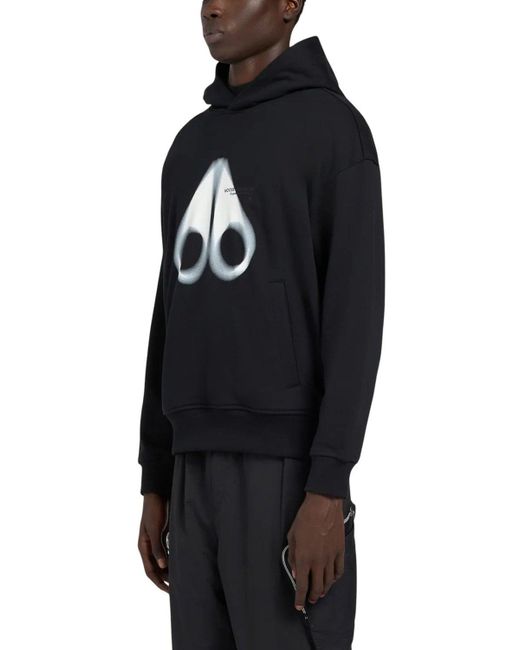 Moose Knuckles Blue Maurice Popover Hoodie for men