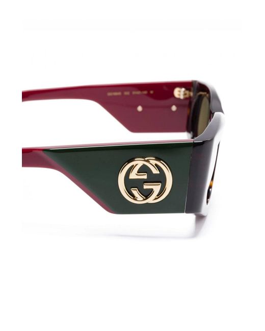 Gucci Black Iconic Interlocking GG Sunglasses