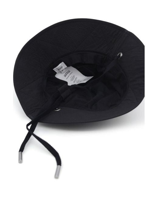 AMI Black Ami Drawstring Bucket Hat