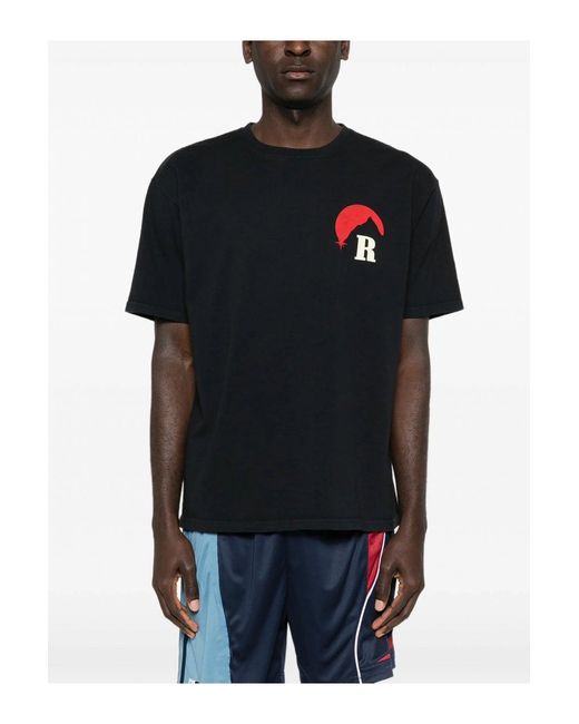 Rhude Black Moonlight Regatta Tee for men