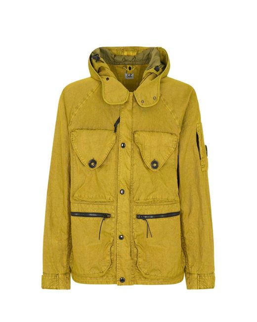 C P Company Green Panama R GOGGLE Jacket for men