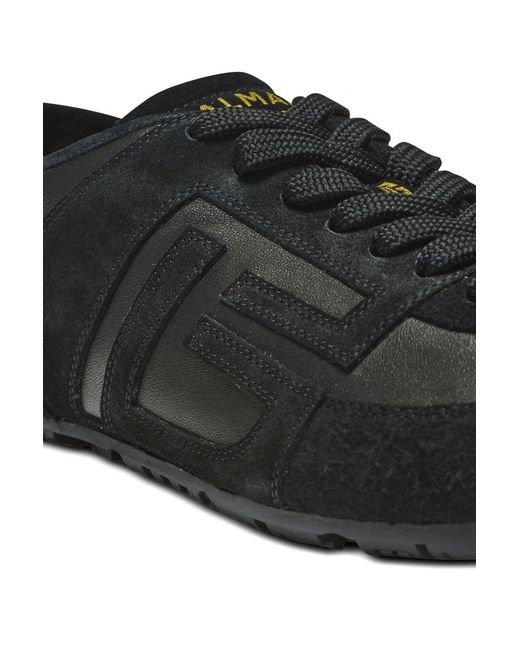 Balmain Black Sneakers Racer 45 for men