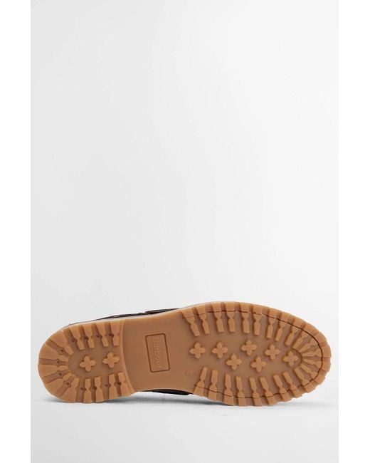 Barbour White Deck Boat Shoes for men