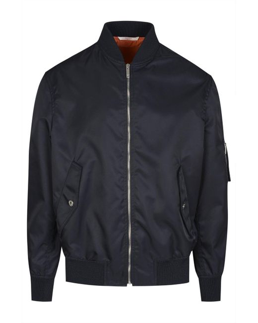 Valentino Blue Bomber Jacket for men