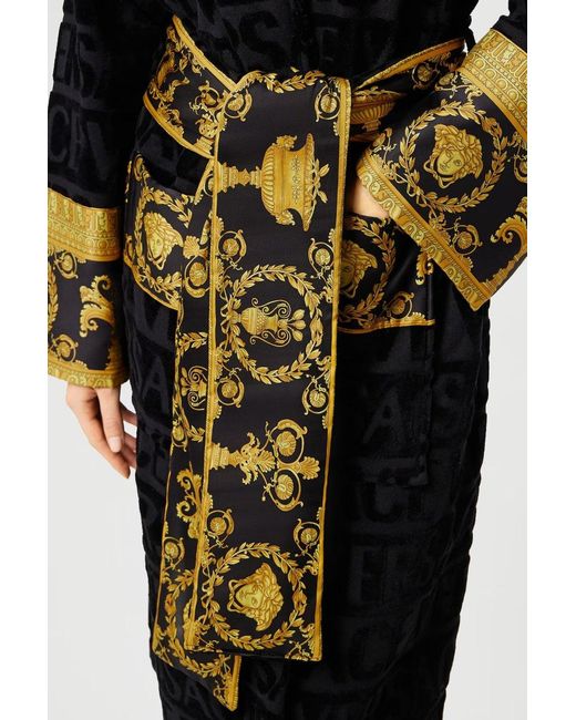 Versace Black Bathrobe I Heartbaroque for men