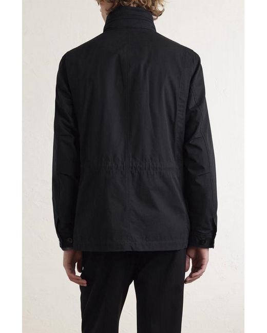 Tom Ford Black Cotton Silk Field Jacket for men