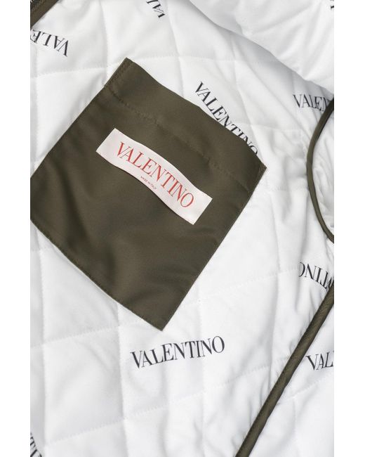 Valentino Green Down Over Jacket for men