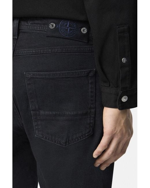 Stone Island Blue Rinsed J100007 Jeans for men