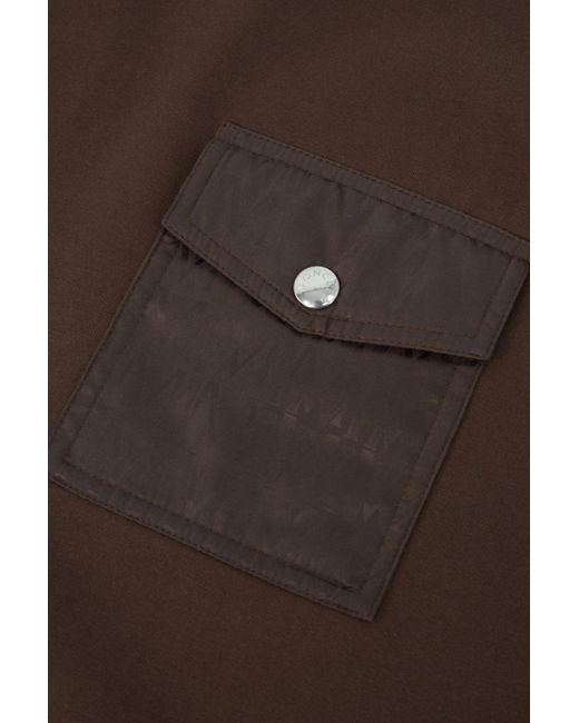 Moncler Brown Monogram Pocket T Shirt for men