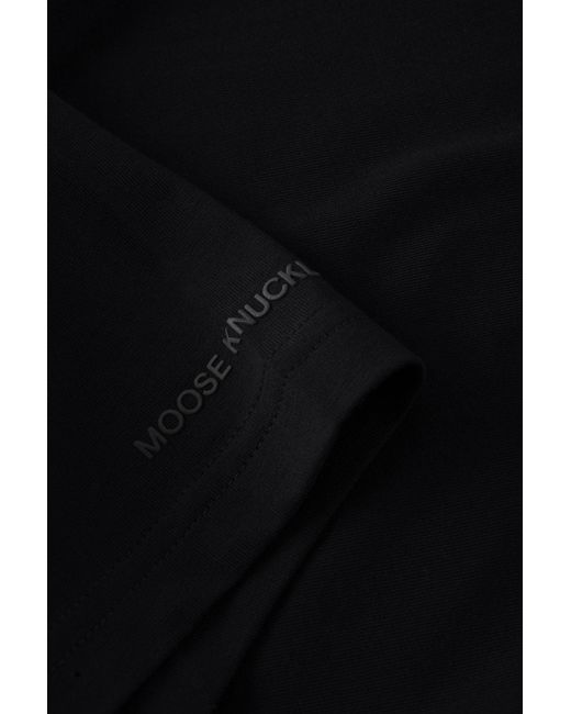 Moose Knuckles Black Raydaze T Shirt for men