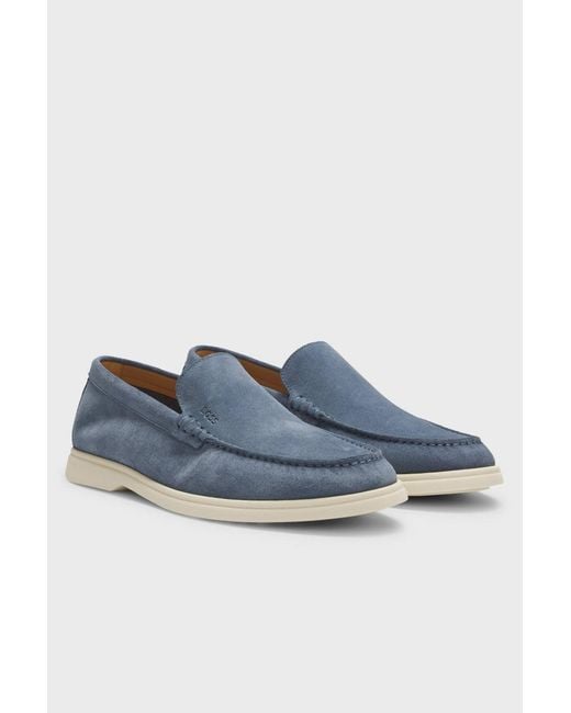 Boss Blue Sienne Loafers for men