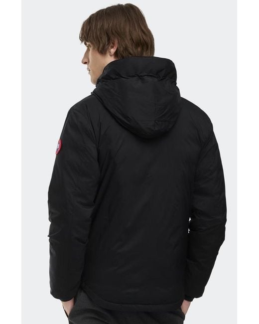 Canada Goose Black Lodge Hooded Jacket for men