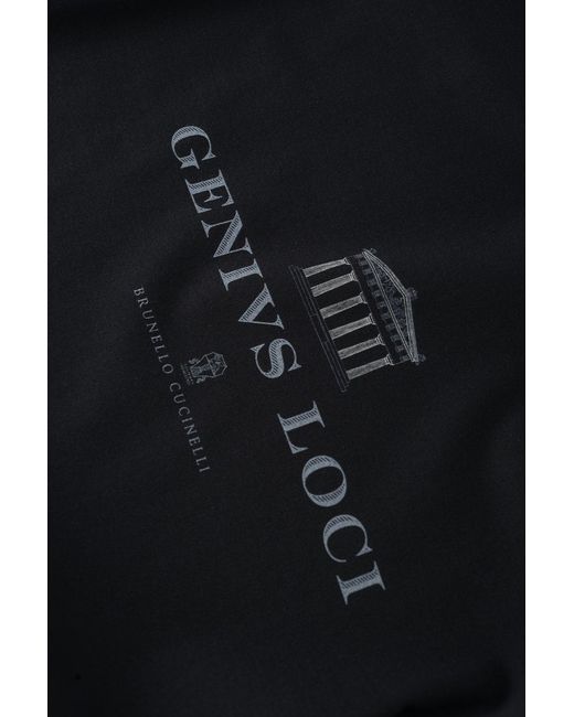 Brunello Cucinelli Black T-Shirts for men
