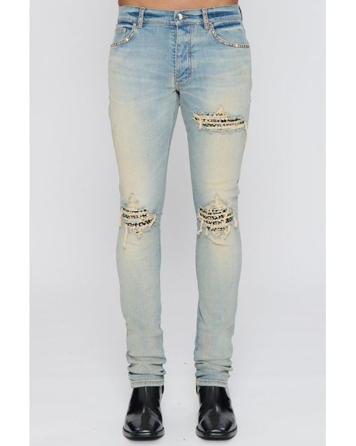 Amiri Blue Studs Mx1 Jean for men